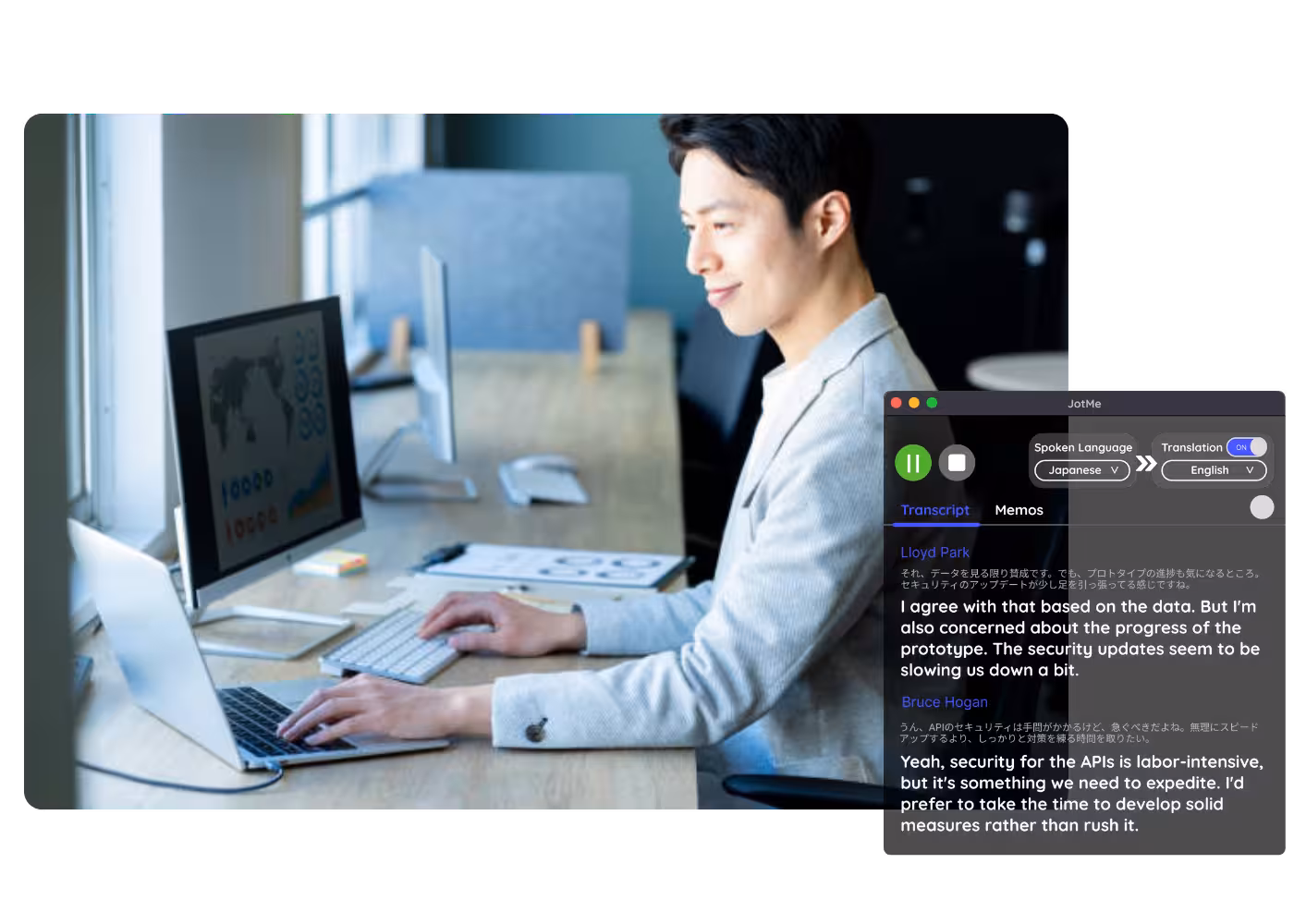 LINE Summary for Recorded LINE calls