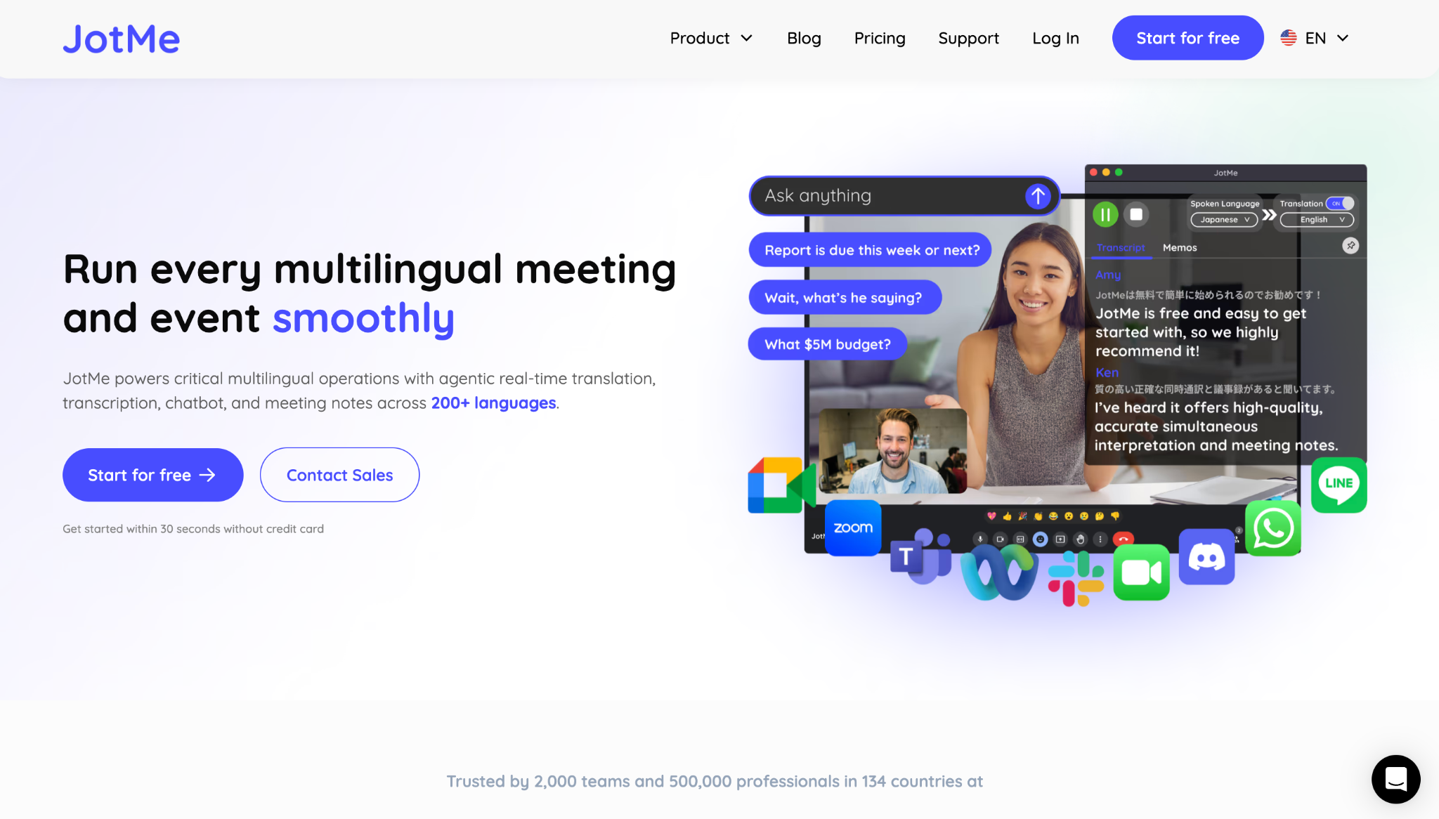 jotme homepage