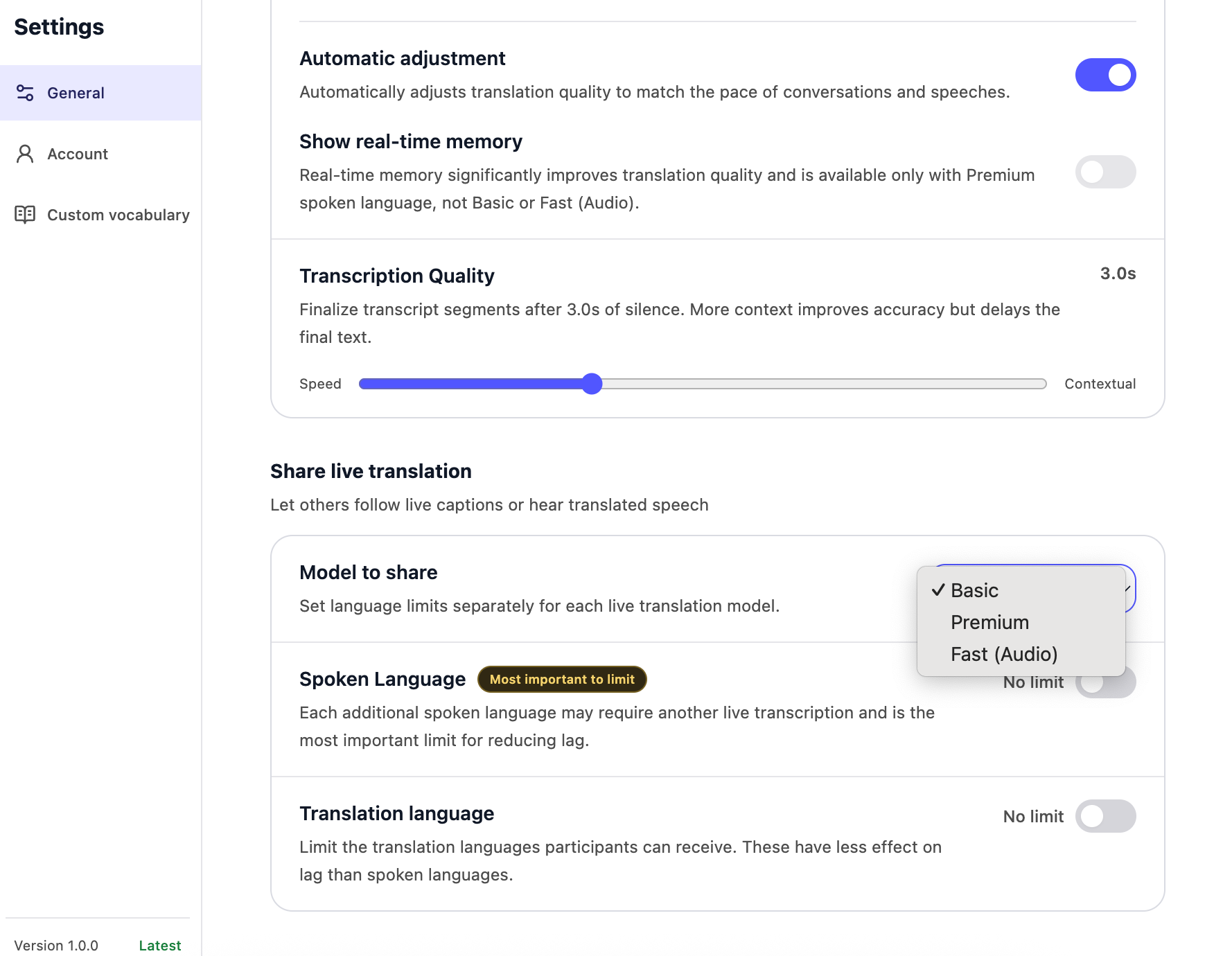 limit languages to participants on jotme