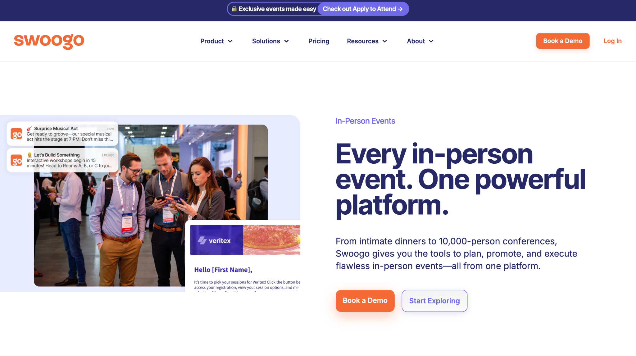 swoogo homepage