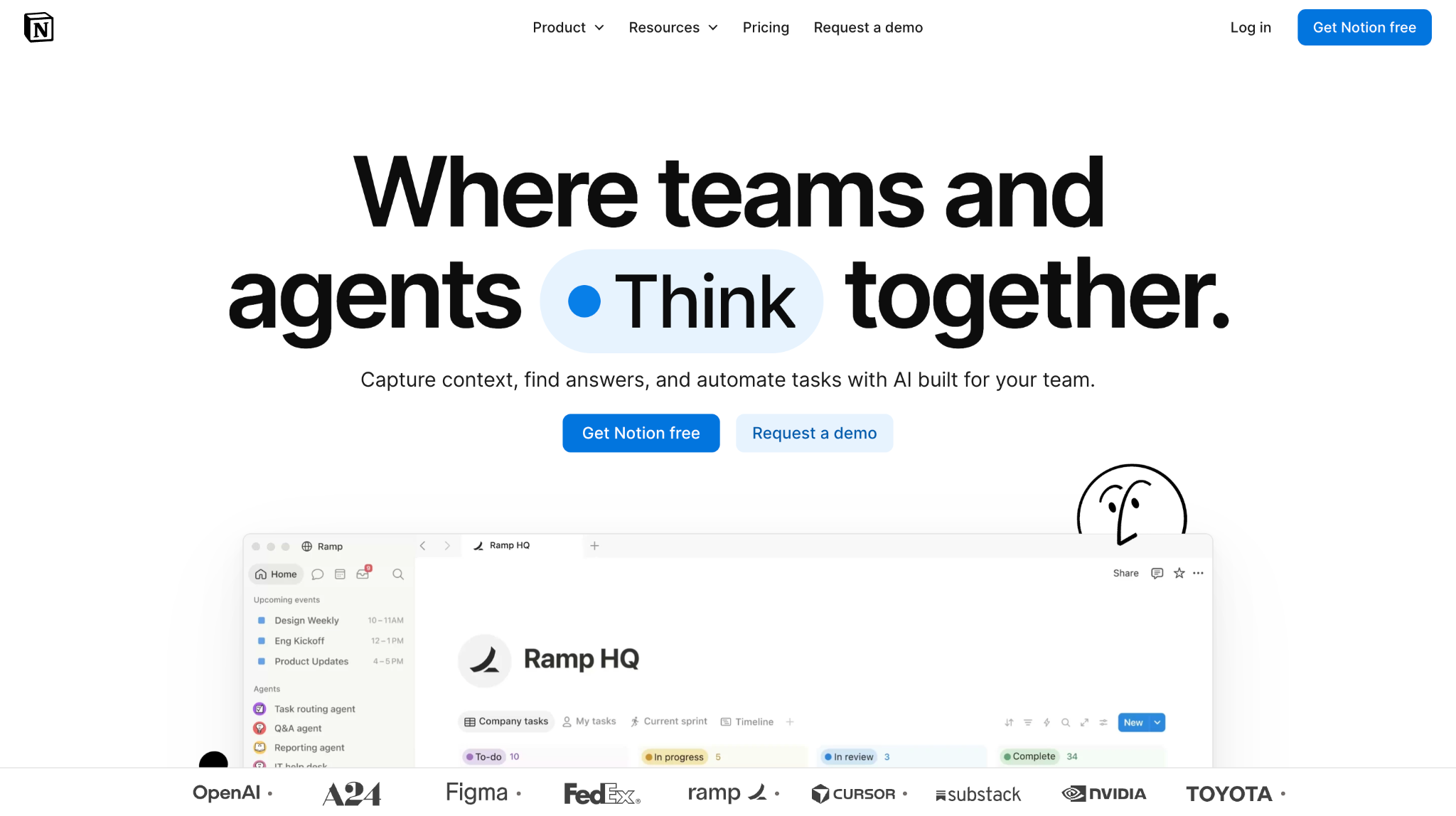 notion homepage