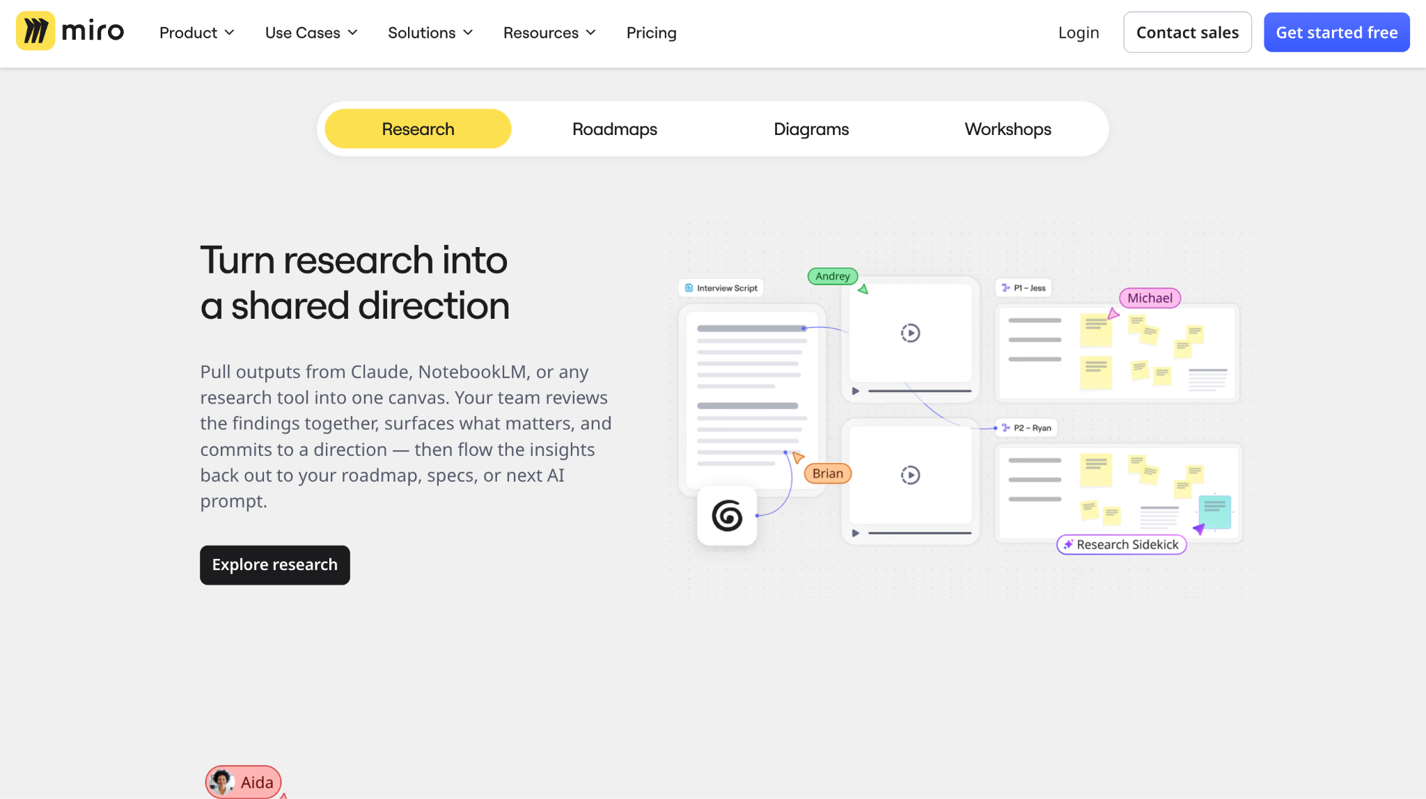 miro homepage