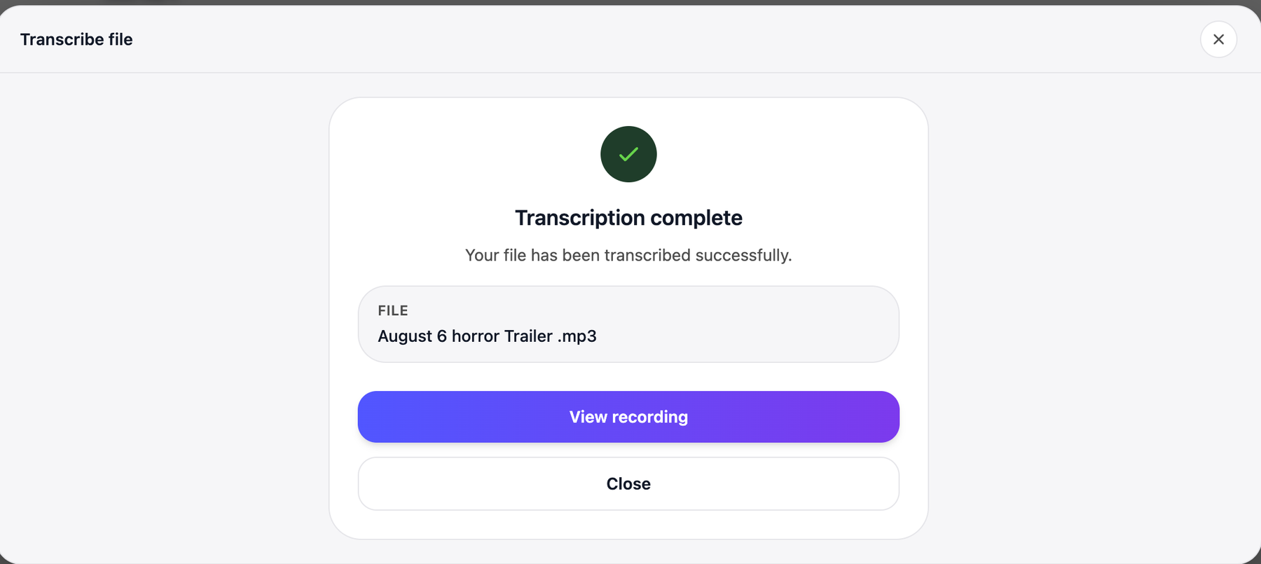 jotme complete transcription