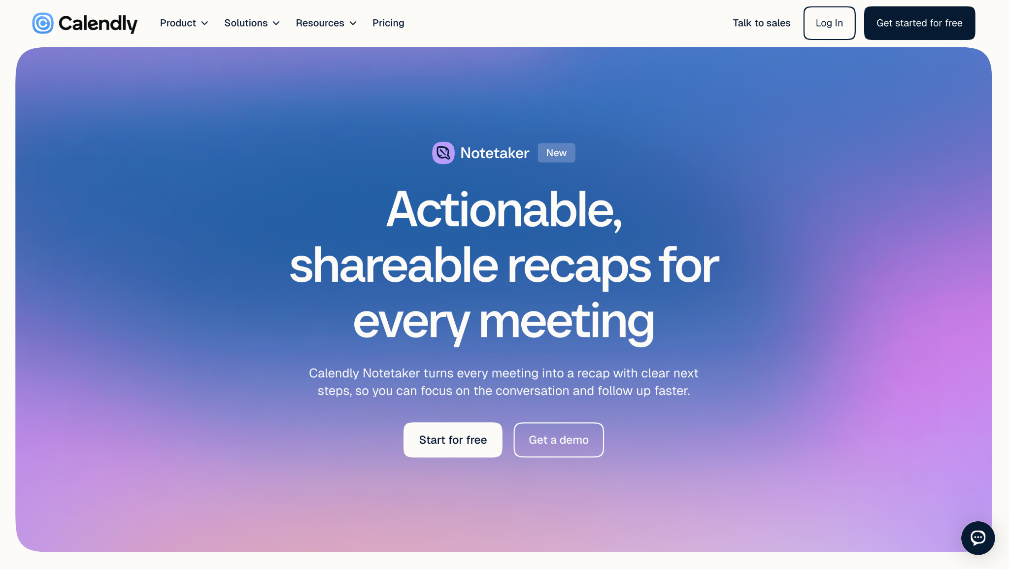 calendly homepage