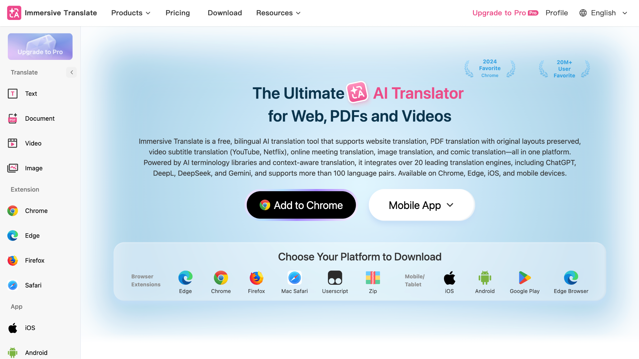 immersive translate
