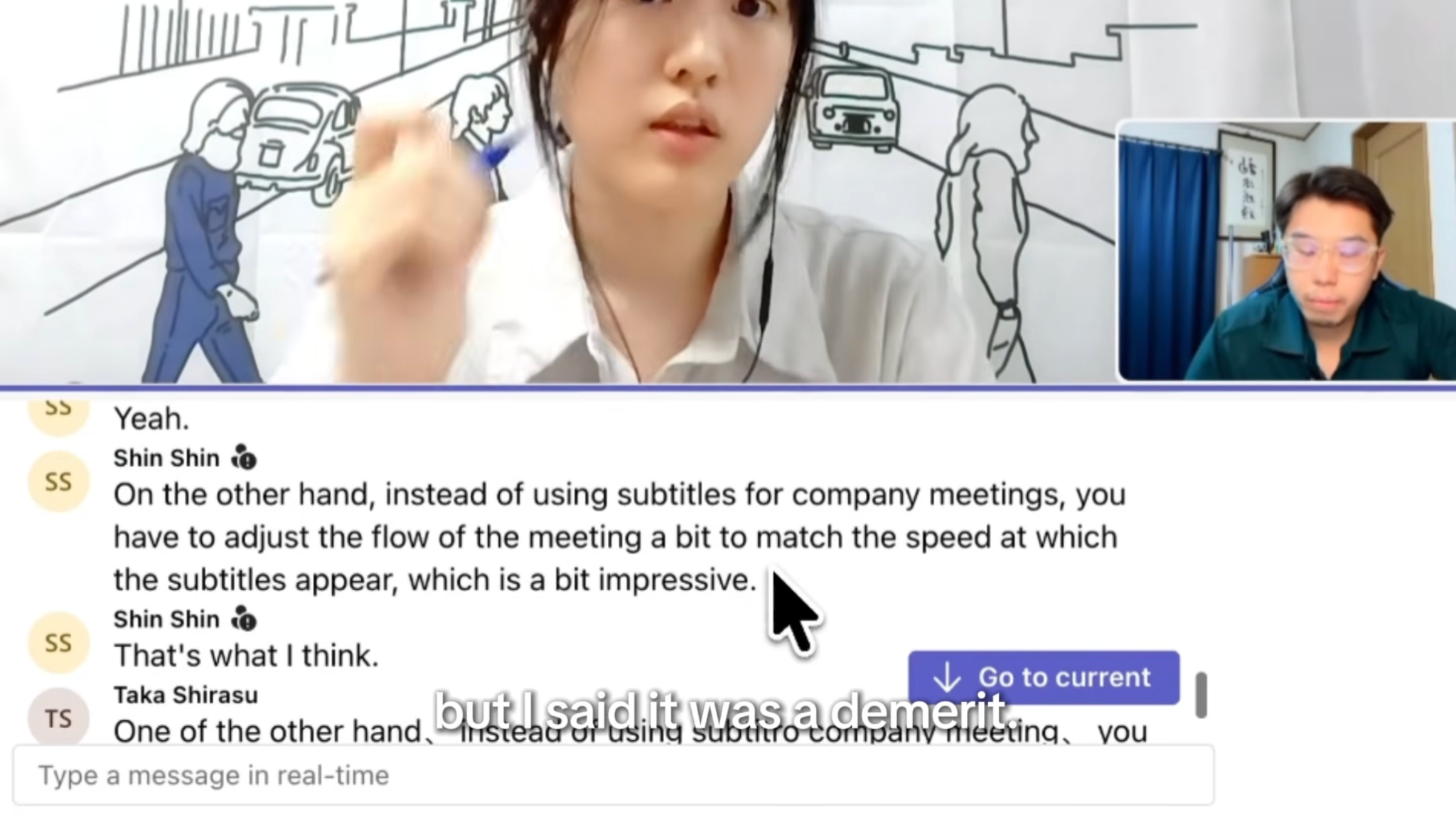 teams live caption