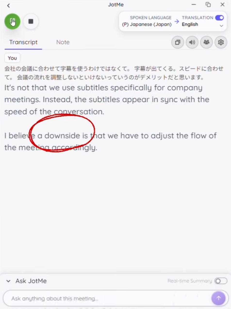 jotme live translation