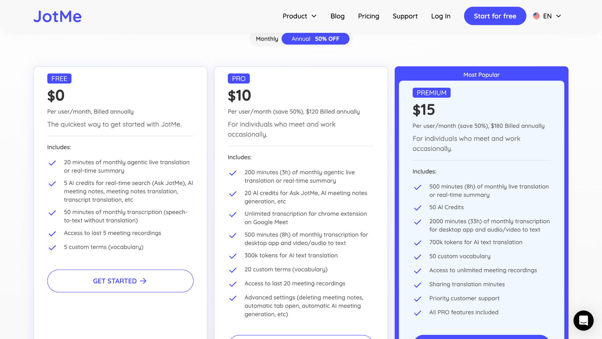 jotme pricing