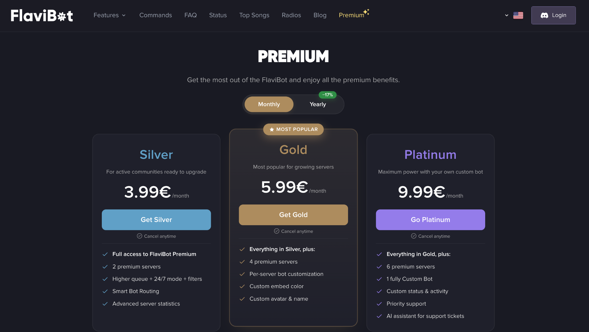 flavibot pricing