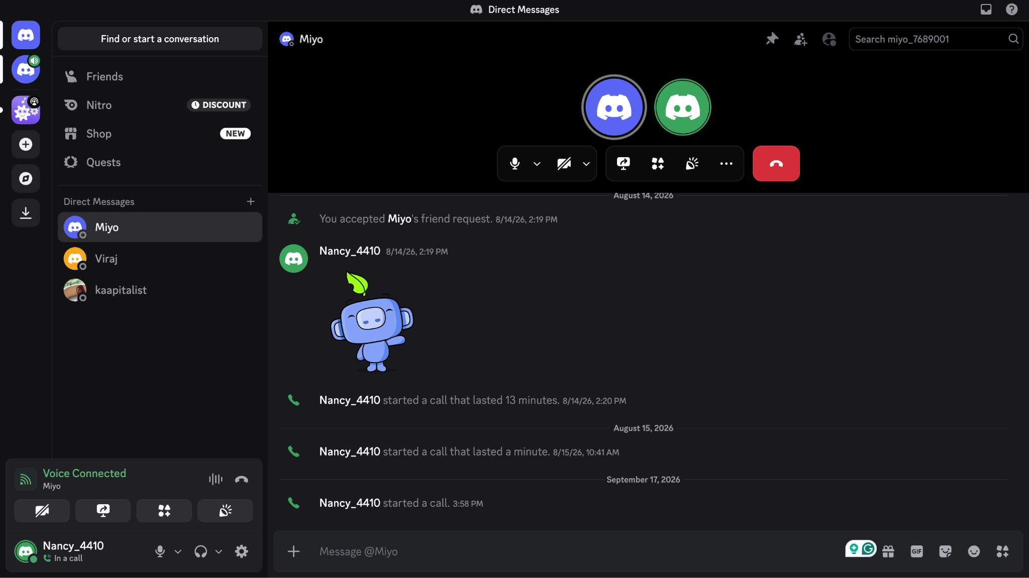join a voice channel