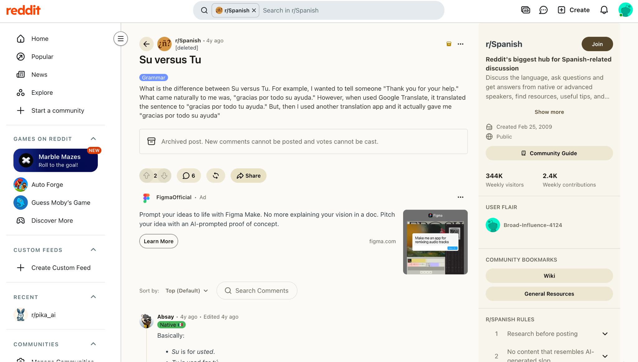reddit discussion google translate
