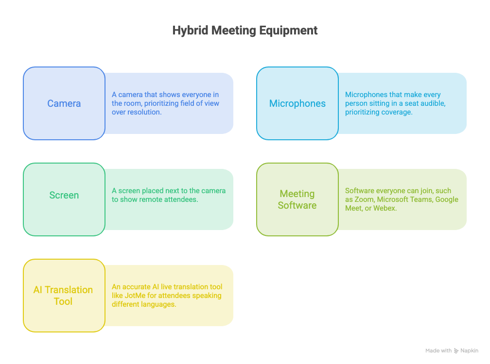 hybrid meeting equipment