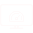 icon of monitor with metrics sign