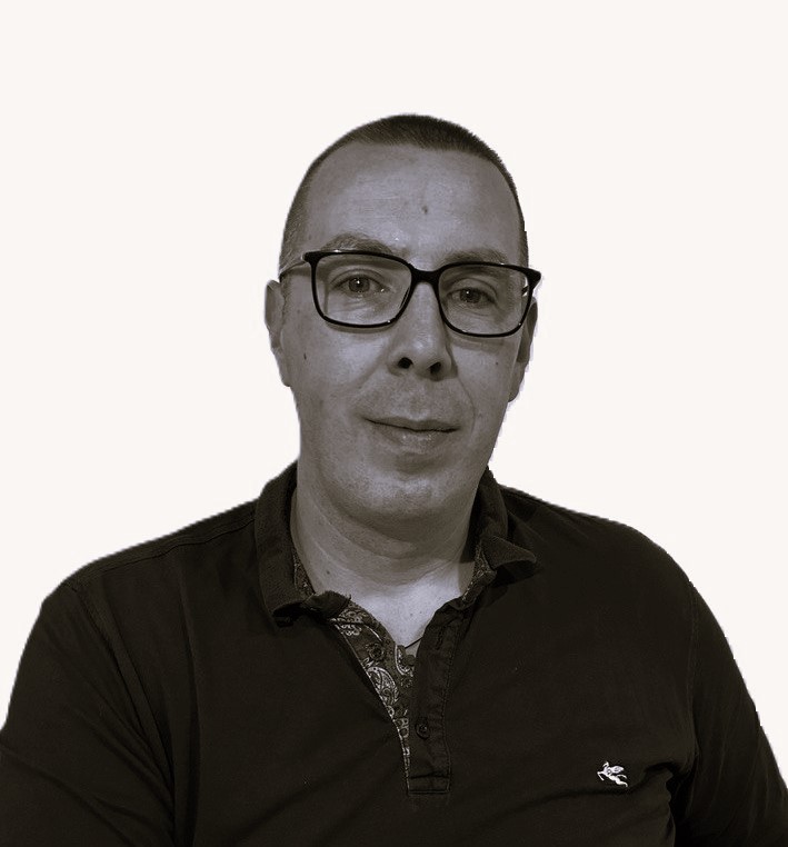 black and white picture of petar