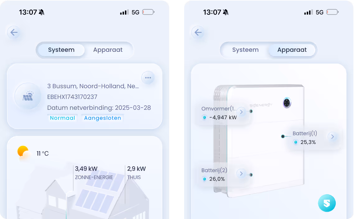App van Sigenergy