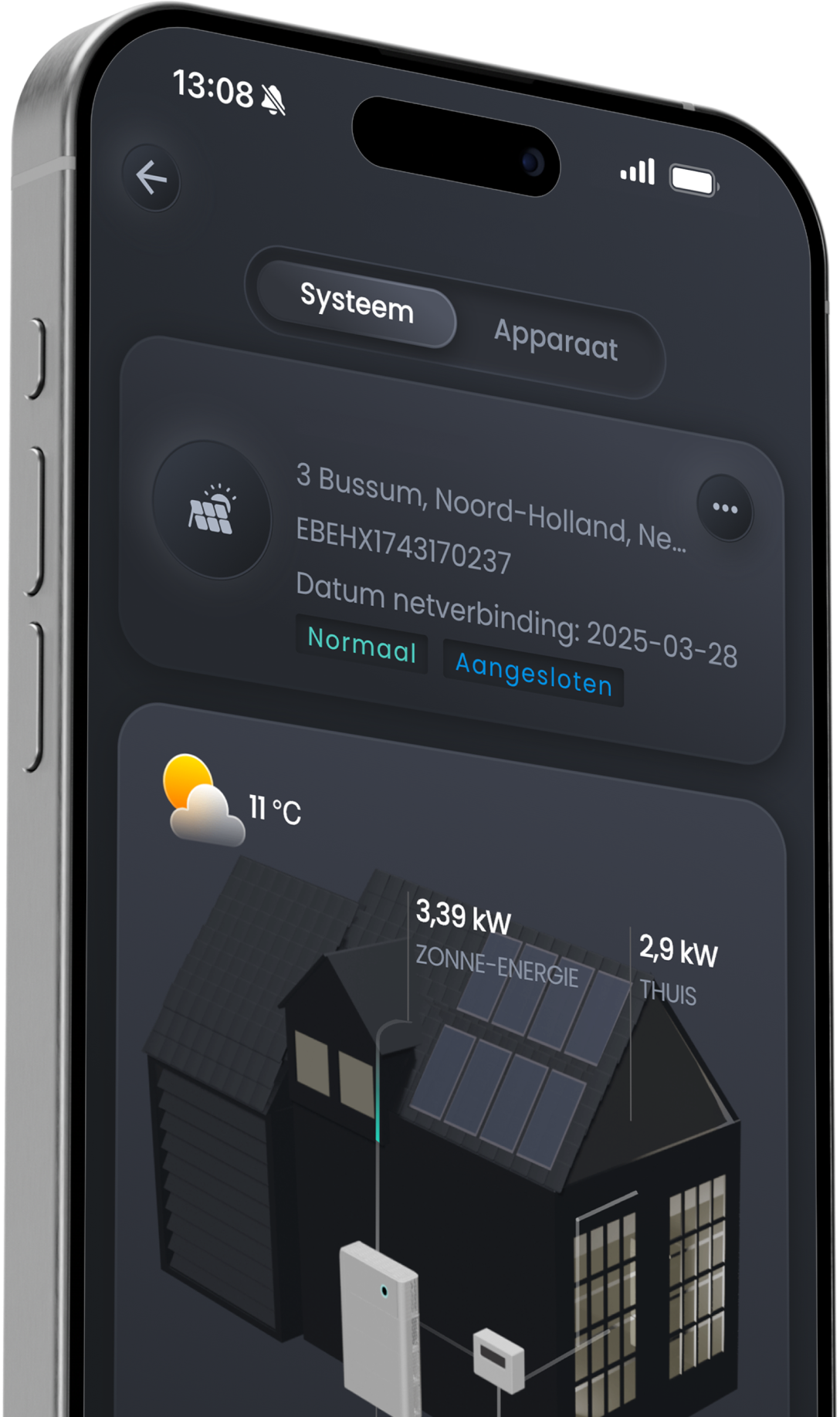 Sigenergy app thuisbatterij