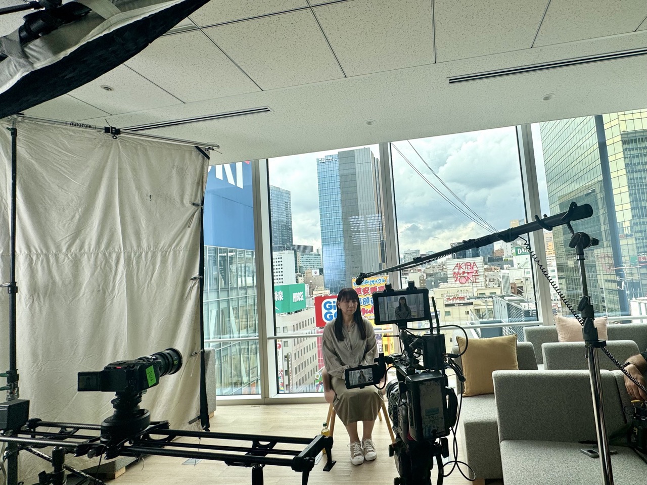 corporate interview filming in tokyo