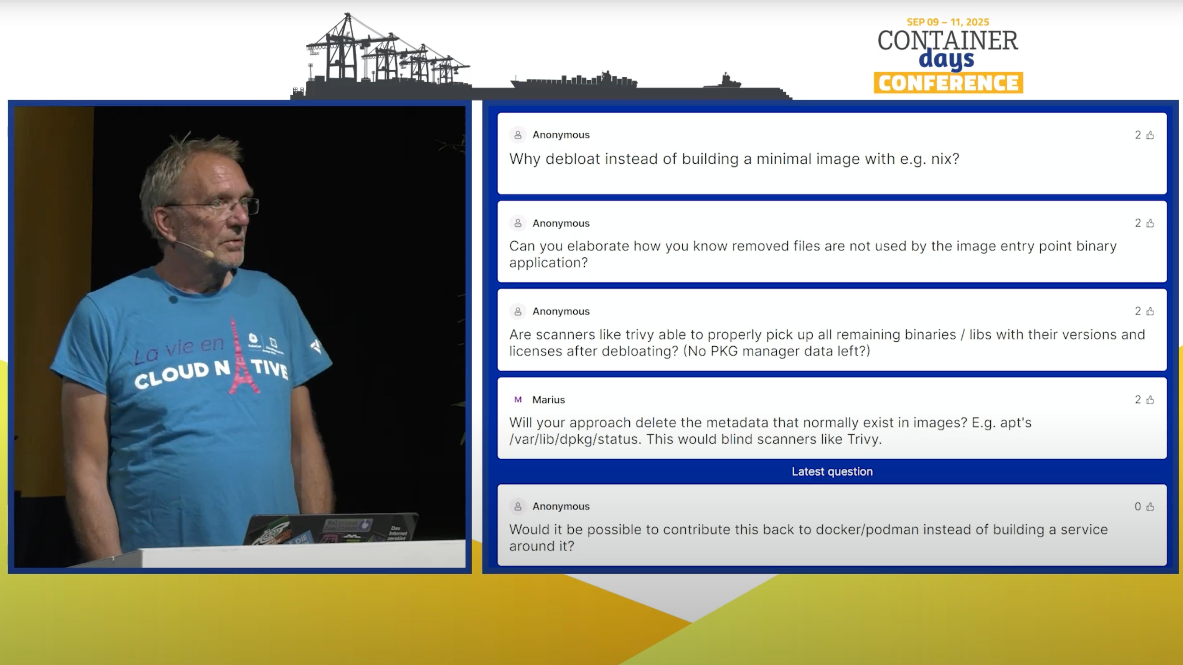 Shrinking Container Images - Security Chaos Engineering with Container Images - Thomas Fricke