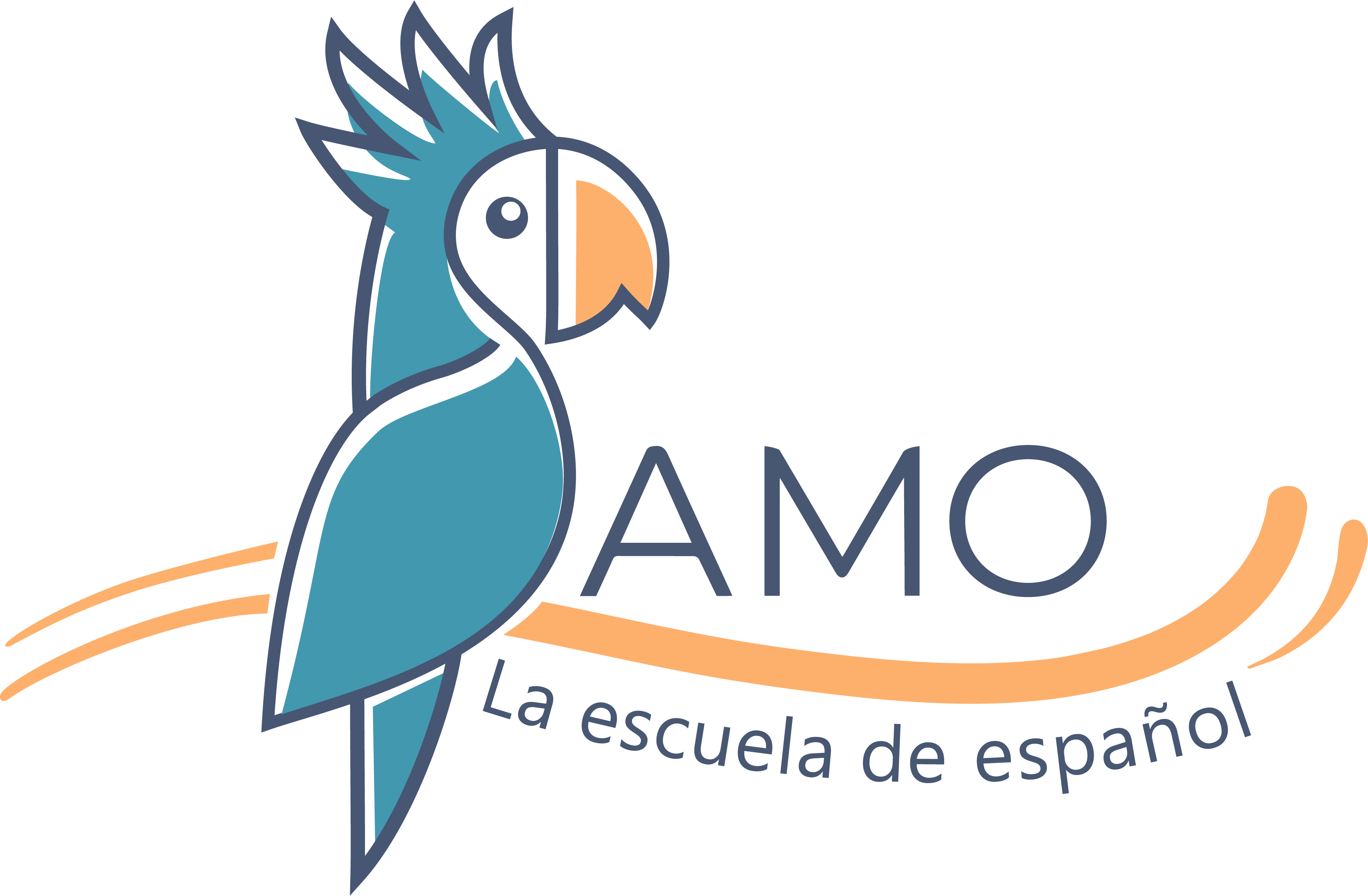 AMO la escuela logo