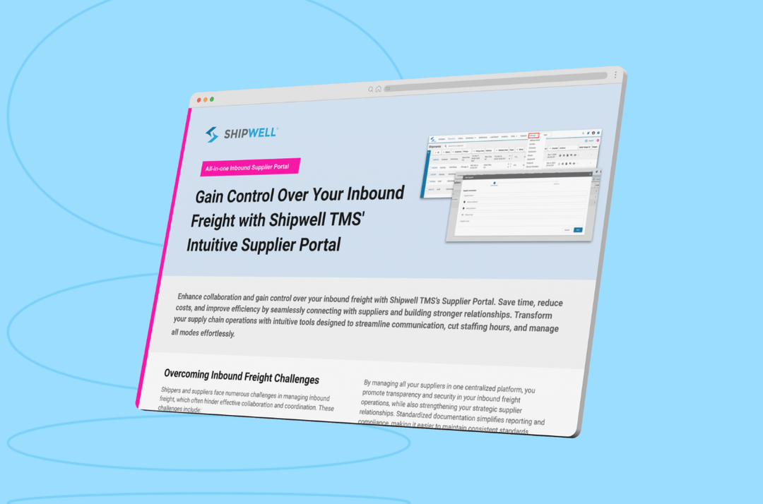 Shipwell - Join the shipping evolution®