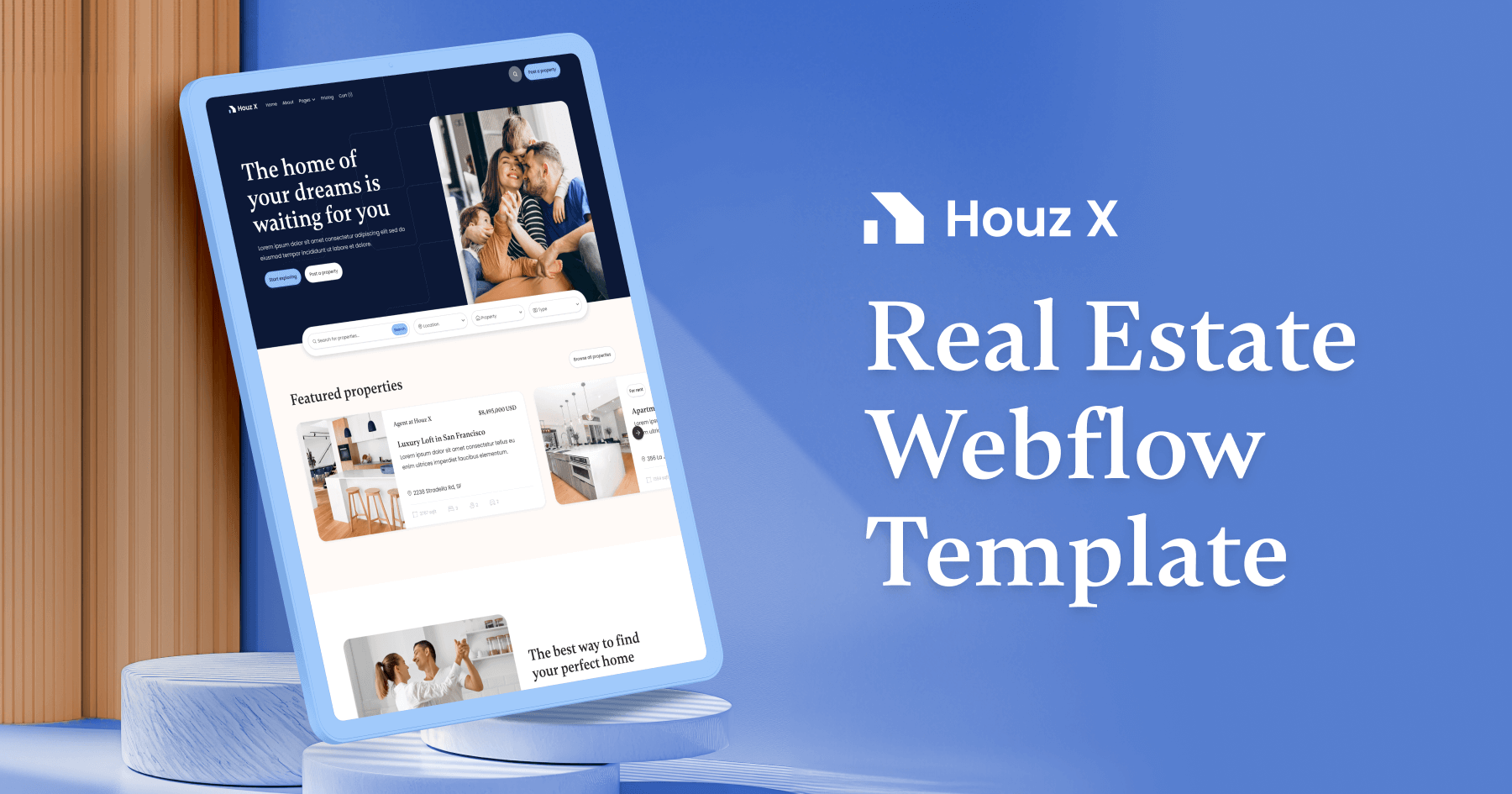 Style Guide - Houz X - Webflow Ecommerce website template