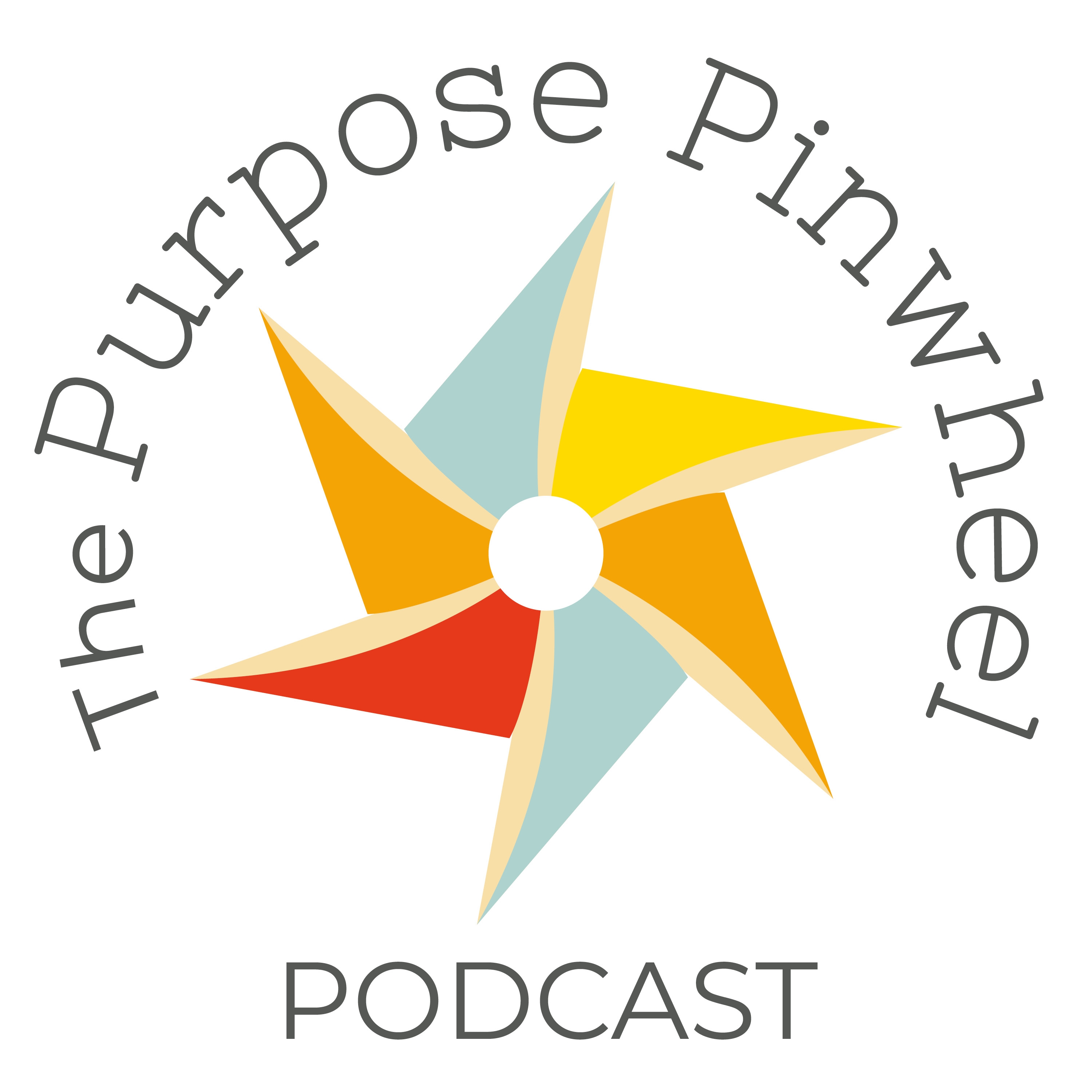 The Purpose Pinwheel Podcast logo