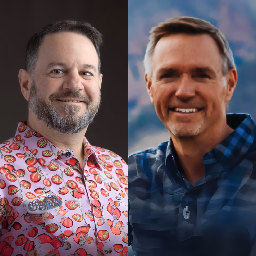 Headshots of Mike Fiedler and Mike Hansen