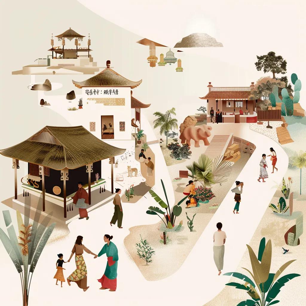 An engaging eLearning environment featuring culturally relevant symbols and familiar local scenarios.