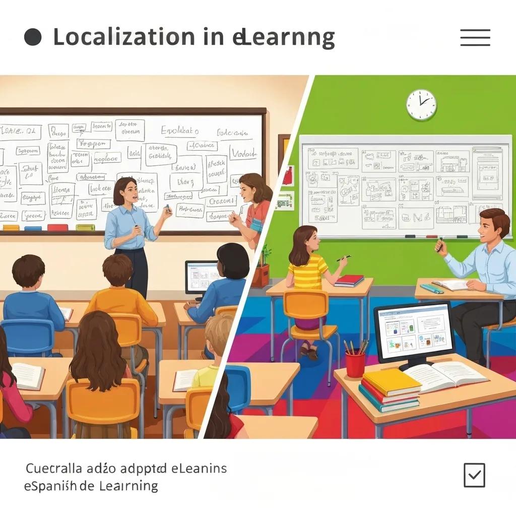 Comparison of English and Spanish eLearning translation and localization processes