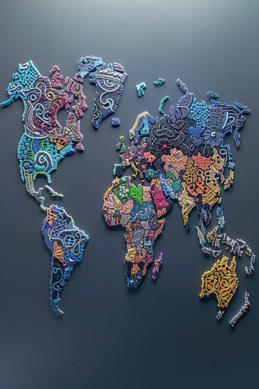 World map highlighting key languages for international business and their economic impact