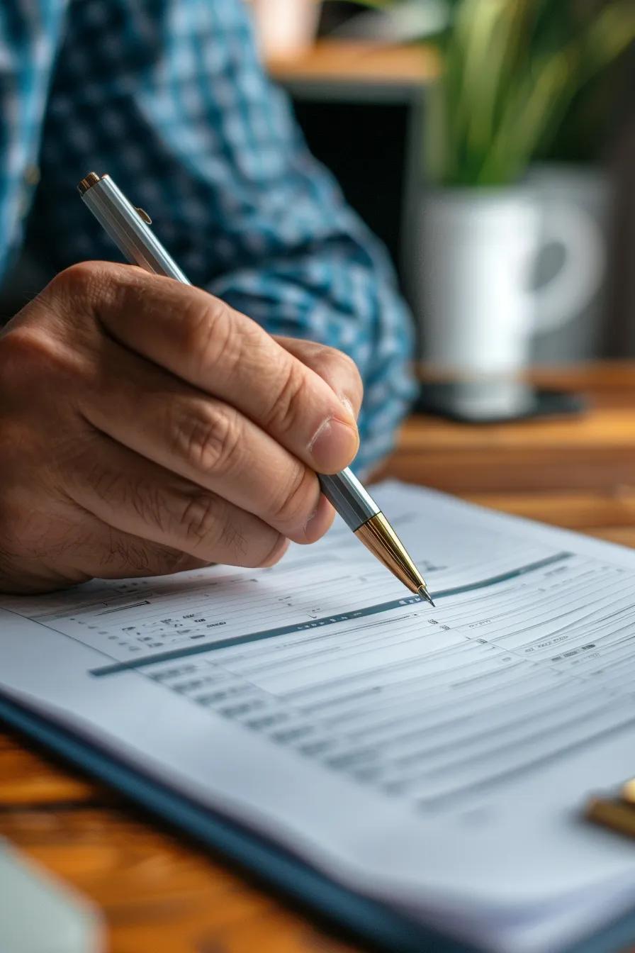 A translator meticulously reviewing documents with a checklist, emphasizing the critical role of quality assurance in preventing translation errors