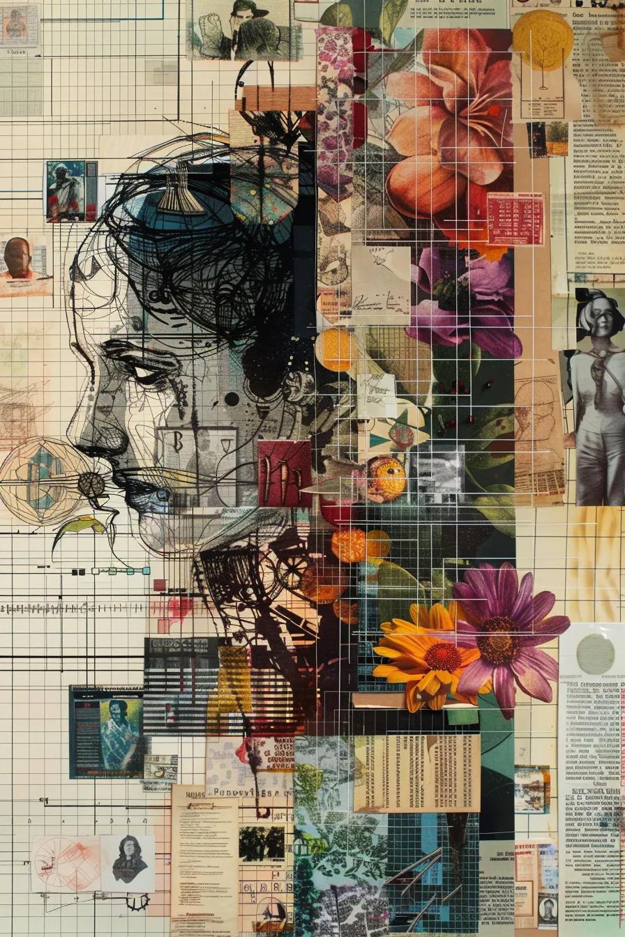 A visual mosaic showcasing diverse translation scenarios: a literary work being translated, technical manuals with intricate diagrams, legal documents, and medical reports.