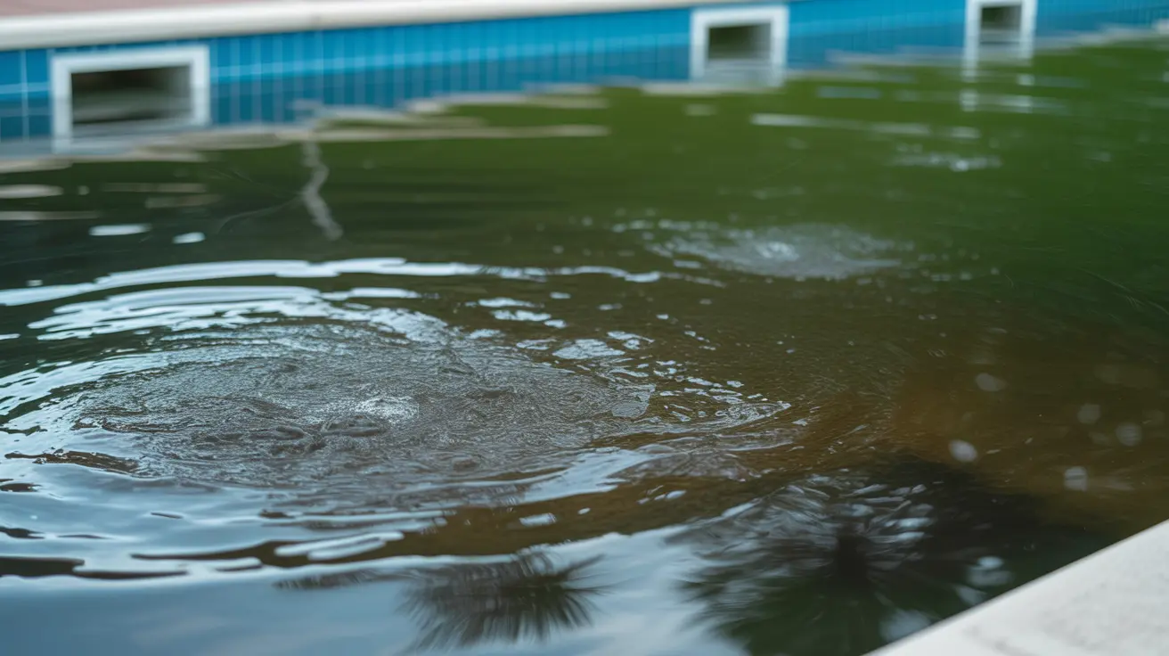 pool leak after heavy rain
