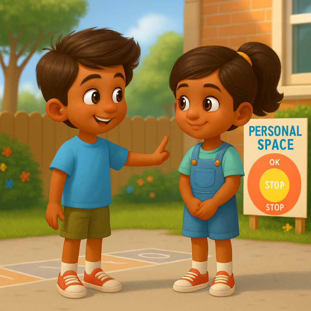 How to Teach Personal Space & Body Boundaries with Social Stories