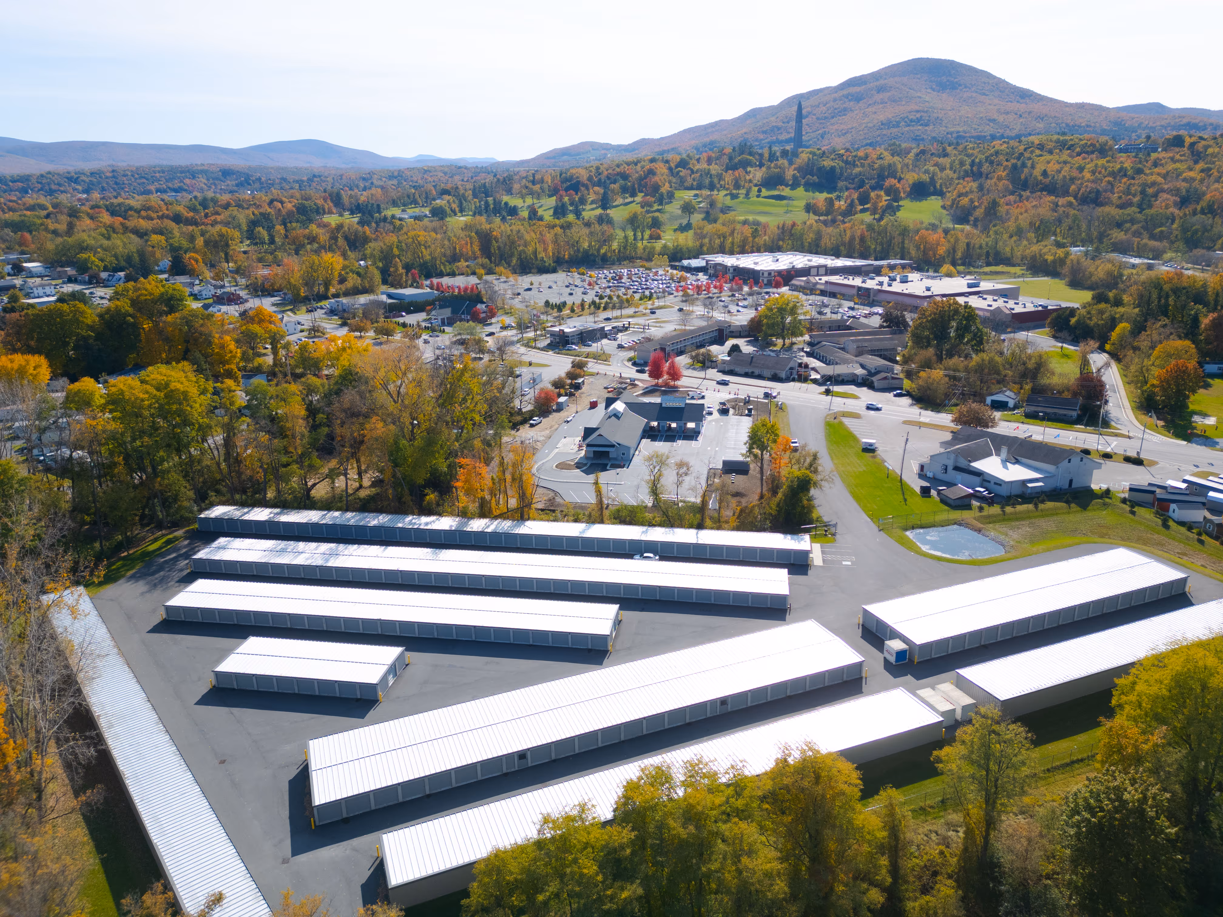 An Aerial Photograph of an All Purpose Storage Facility