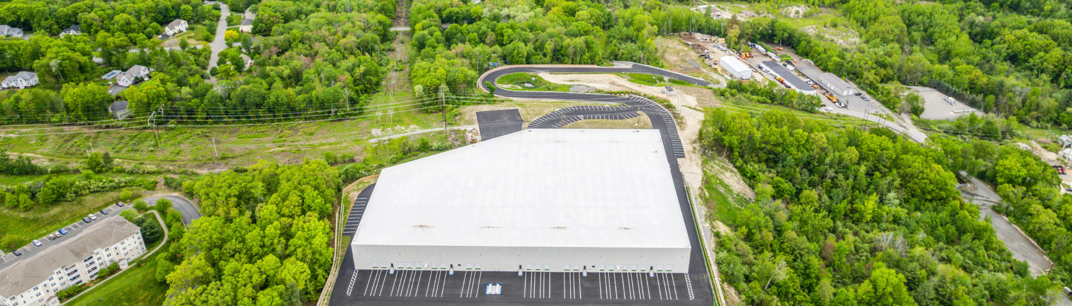 An Aerial Photograph of a Class A Industrial Building