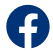 Facebook logo icon, featuring a lowercase white ‘f’ on a blue circular background.