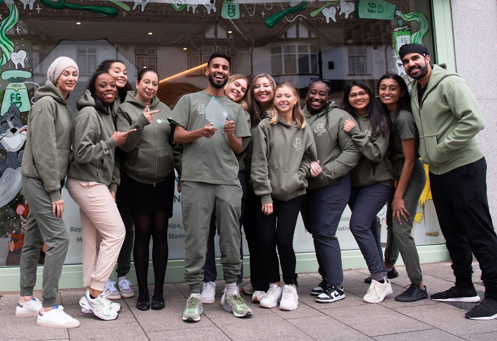 Award-winning dental team at Feel Good Dental Croydon, trusted family and cosmetic dentists in South London.