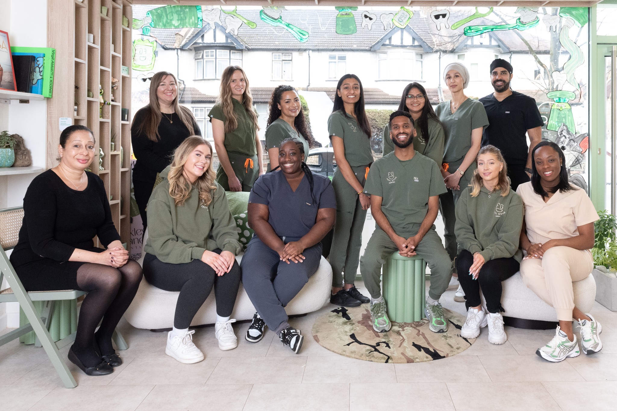 Friendly dental team at Feel Good Dental Croydon welcoming patients in a calm and supportive environment