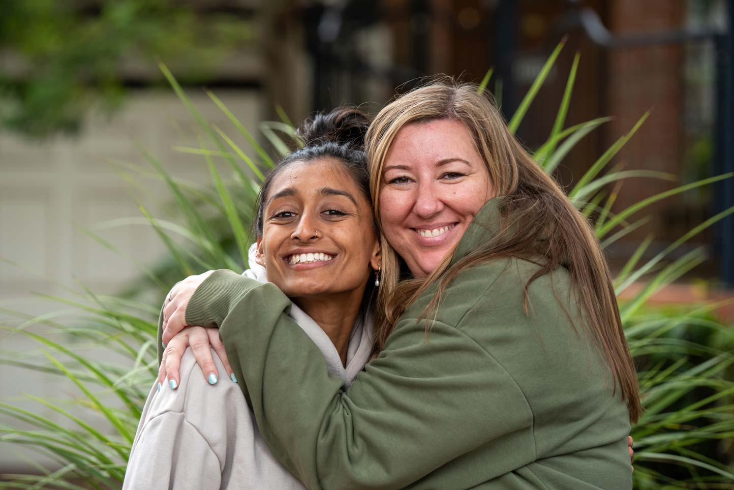 Happy patient with principal dentist Punita Shah, showing support and trust in their local dentist