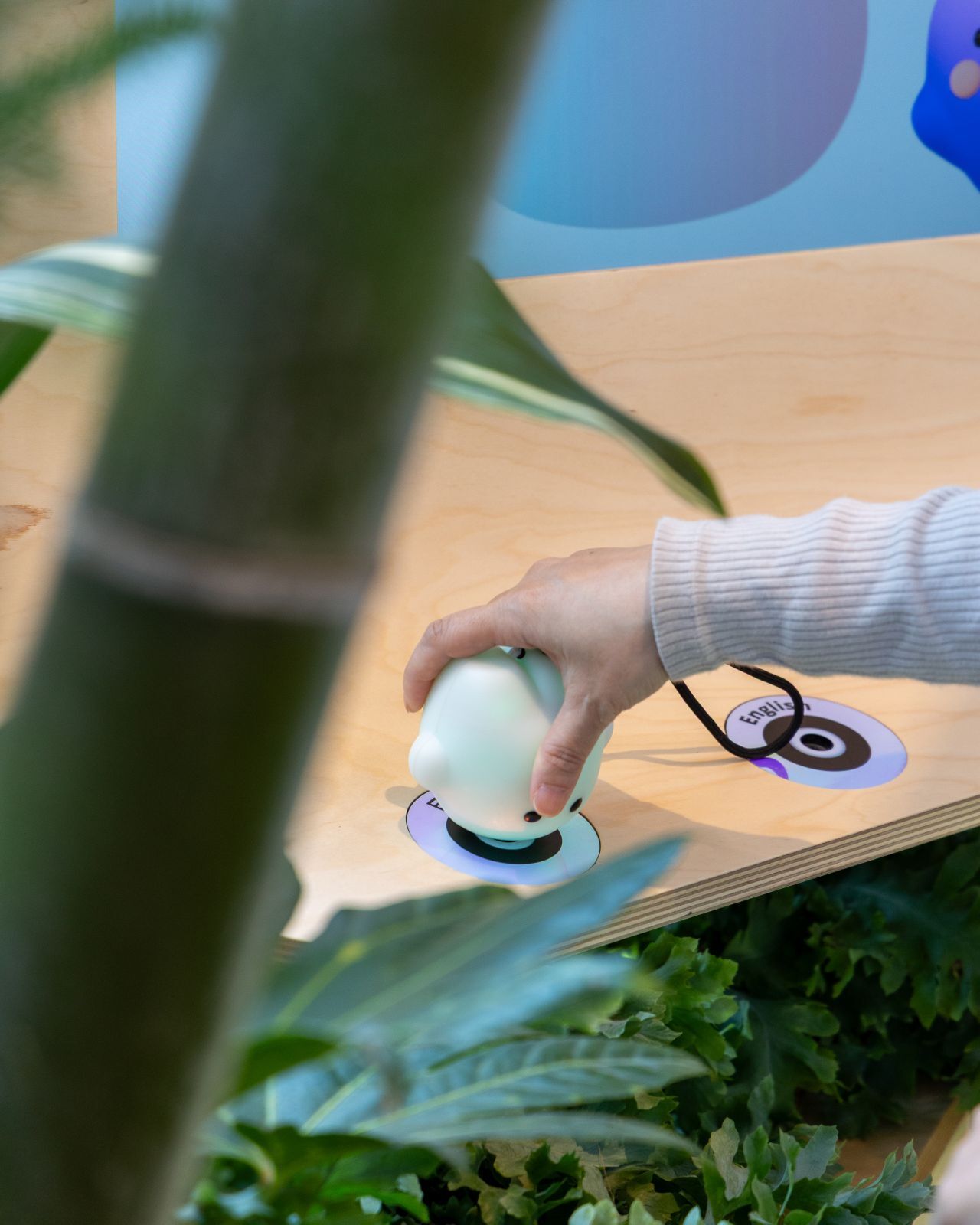 Charging and maintenance station for Circular audioguides, engineered by Futurewave for Expo 2025 Osaka German Pavilion.