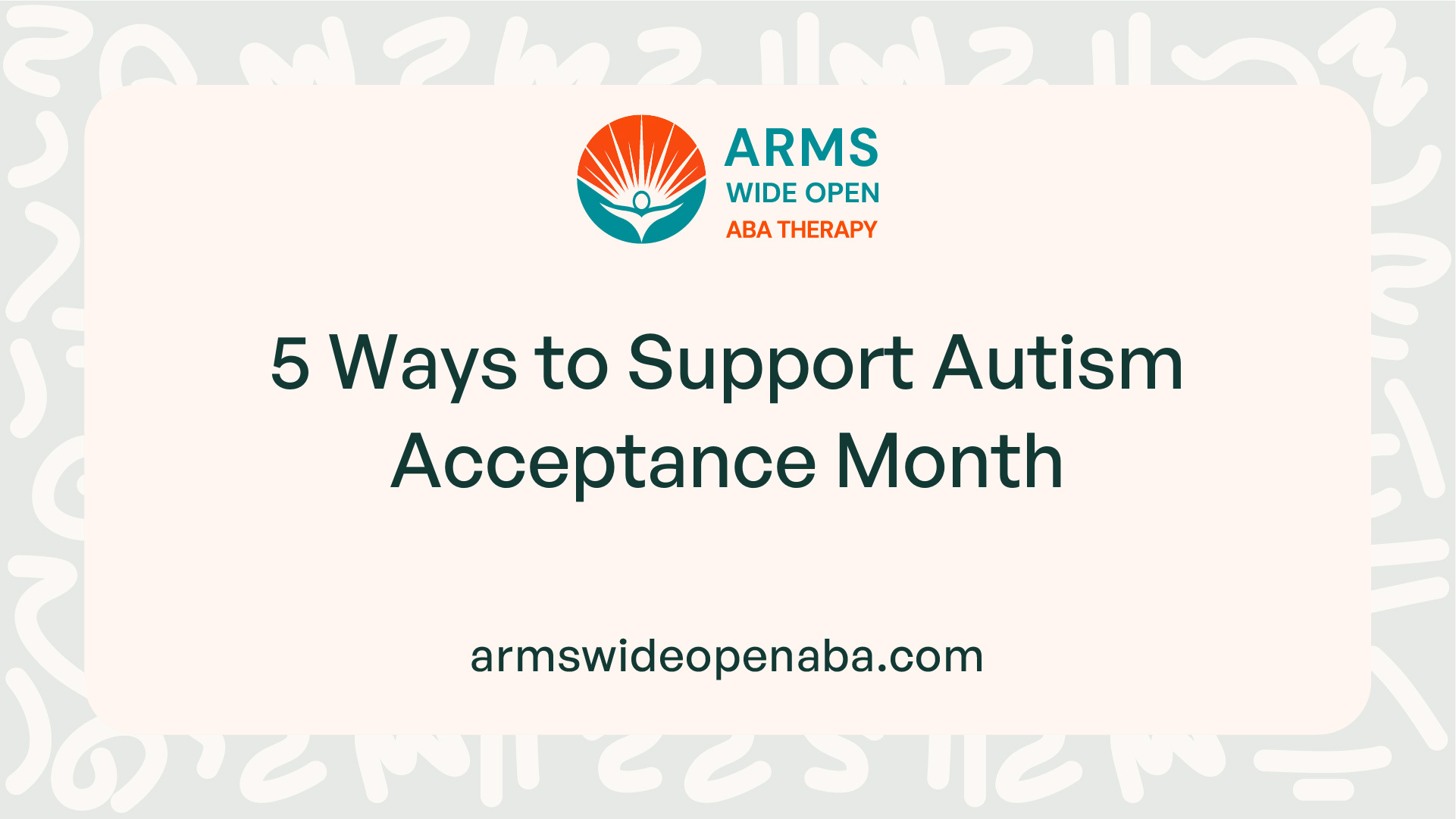 5 Ways to Support Autism Acceptance Month