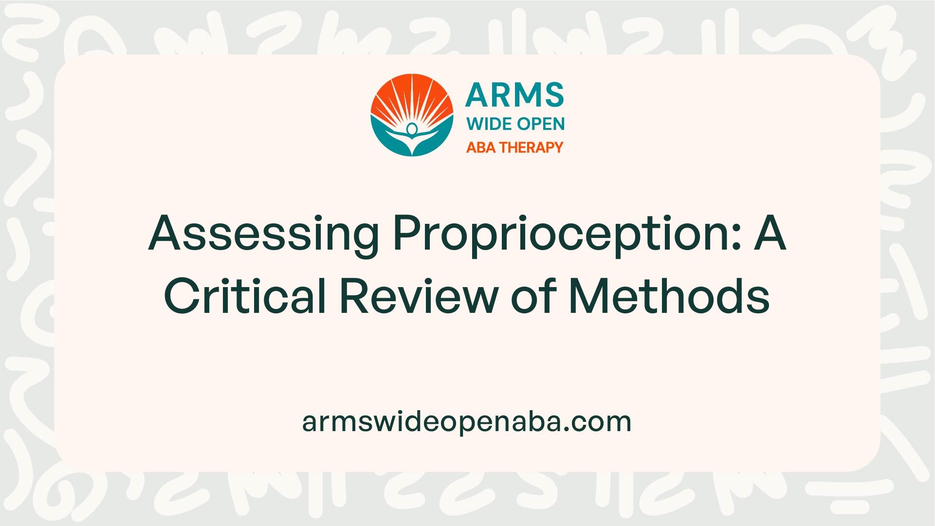 Assessing Proprioception: A Critical Review of Methods