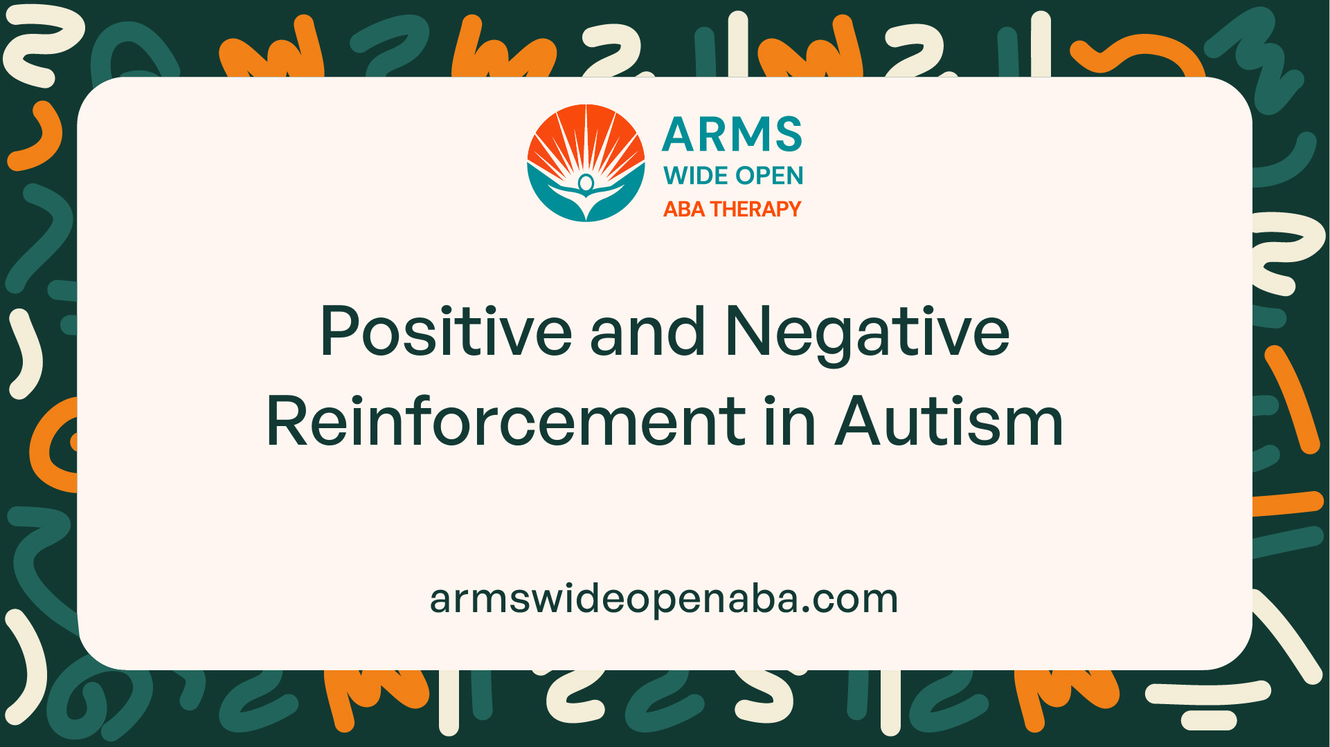 Positive and Negative Reinforcement in Autism