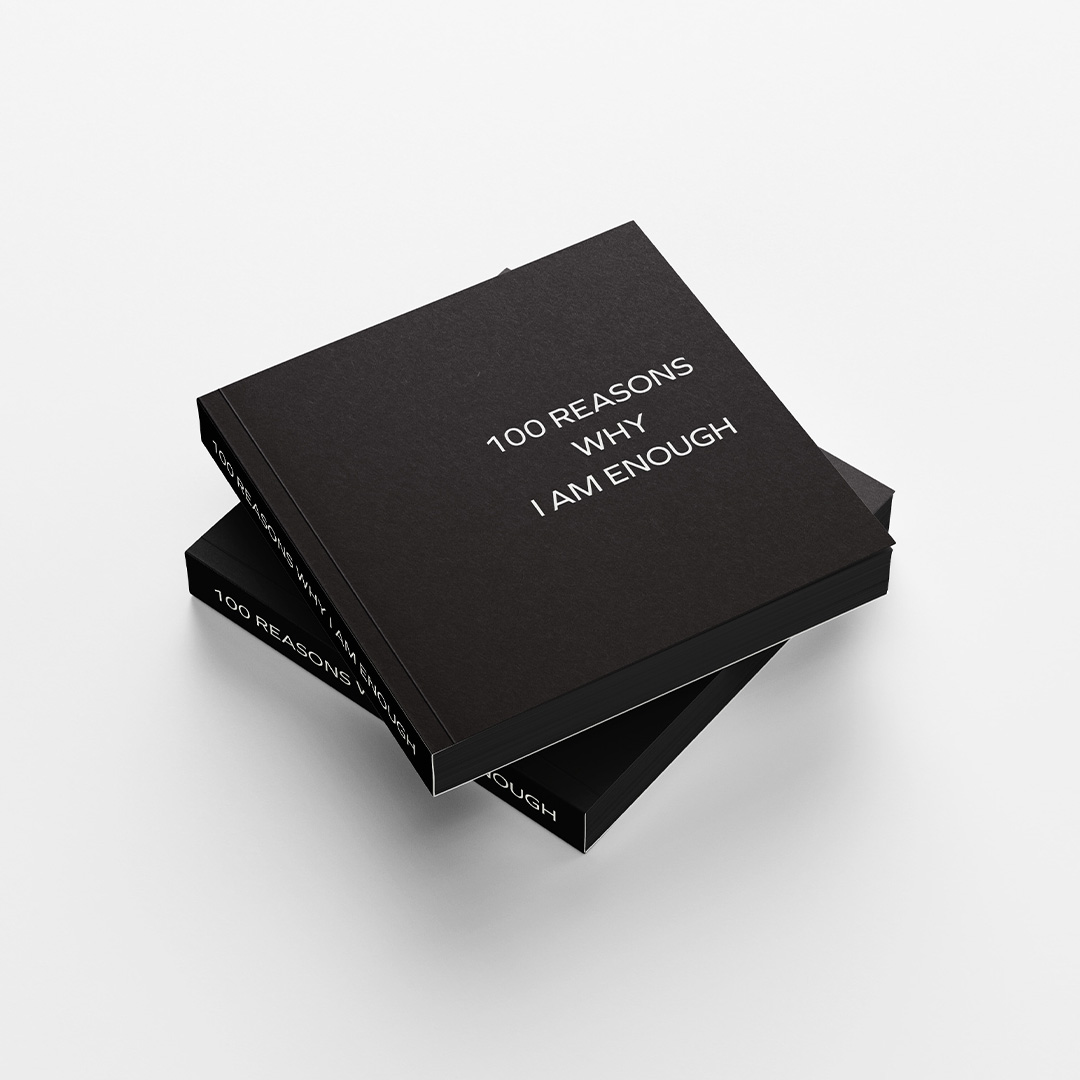 Bookcover for the 100 Reasons Why I am Enough book