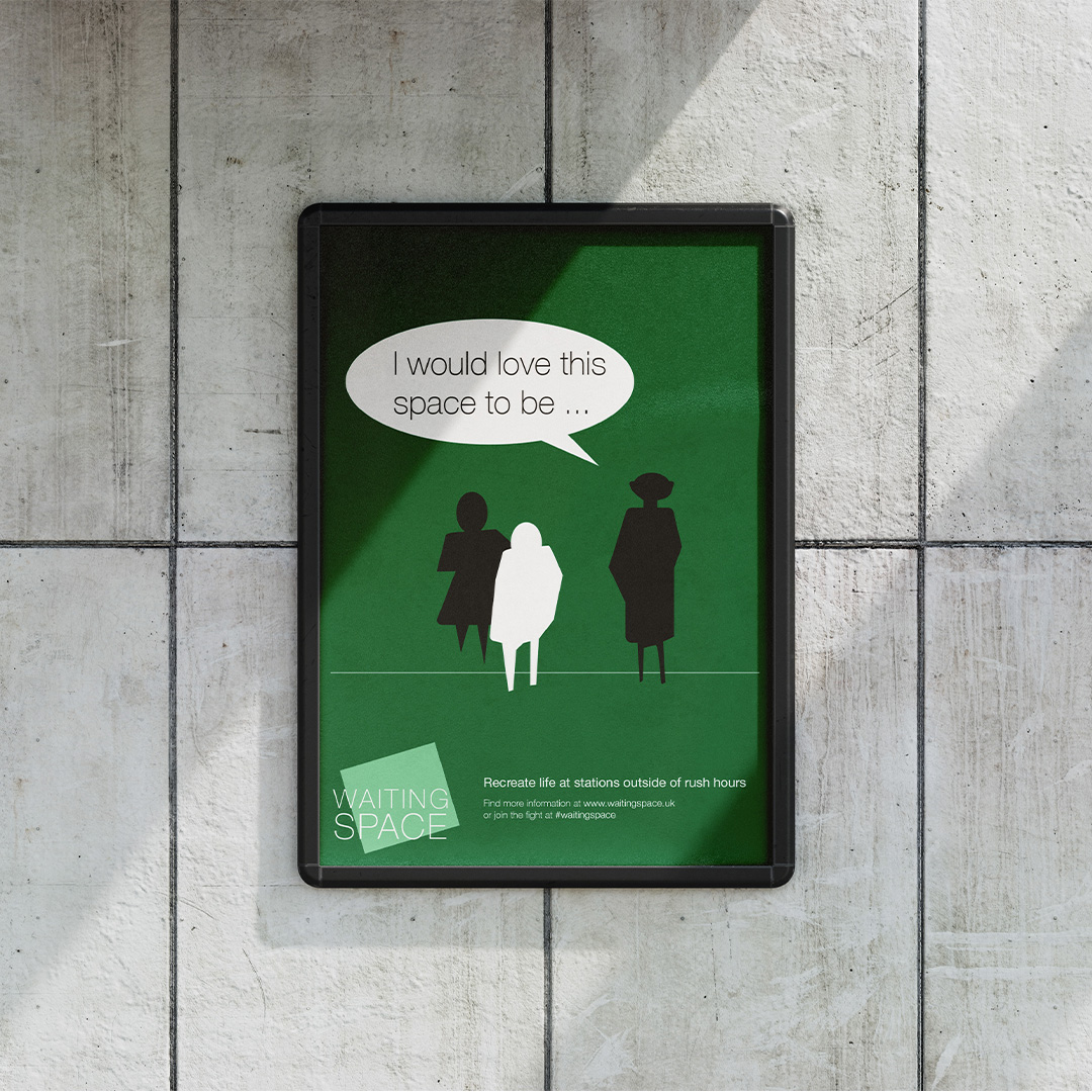 Poster for the Waiting Space campaign