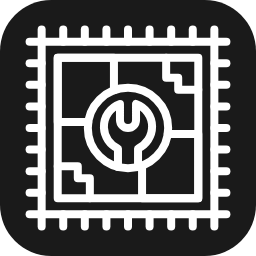 Icon of a carpet with a wrench symbol, representing carpet tear and rip repair services.