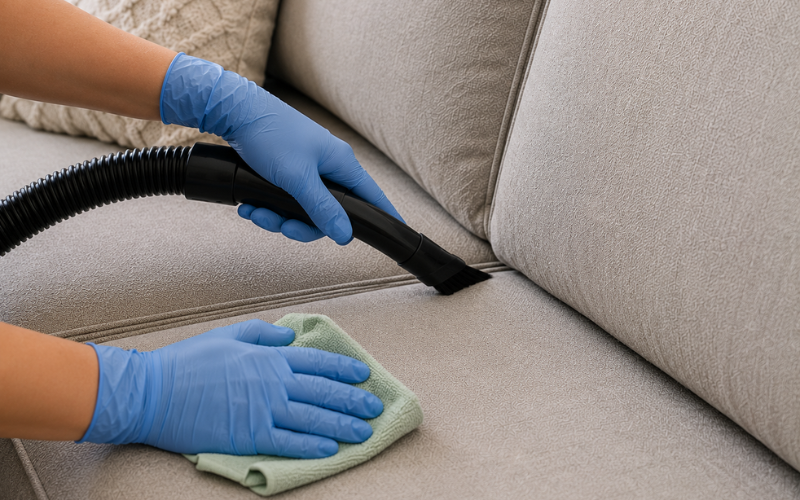 Clean Sofa Seams