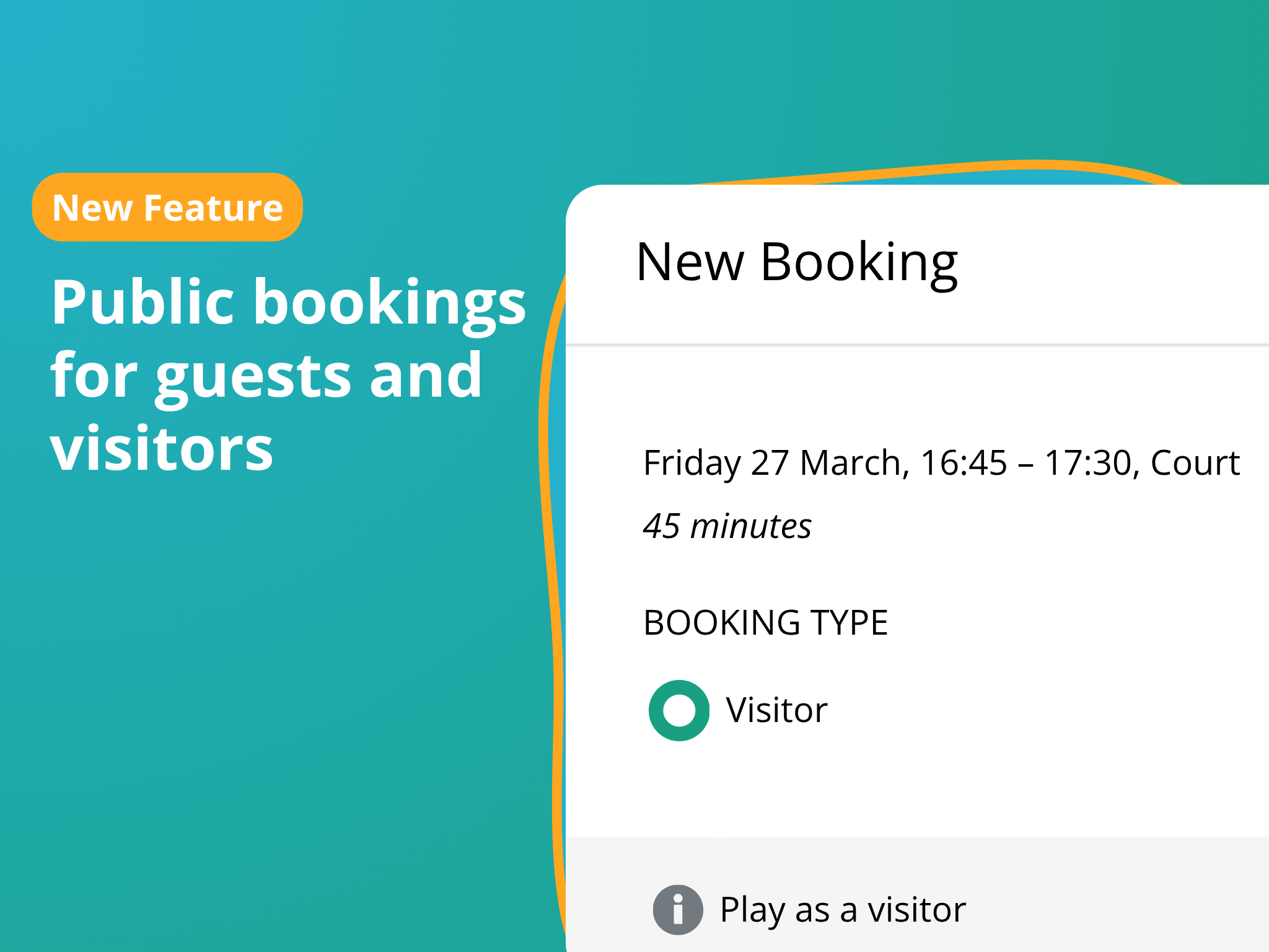 Hello Club new feature: Introducing Public Bookings—accept court bookings without accounts