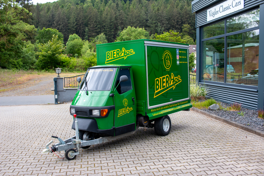 Bier Ape als mobile Zapfanlage für Events